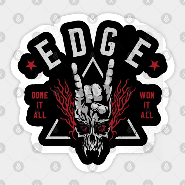 Edge Done It All Won It All Sticker by MunMun_Design